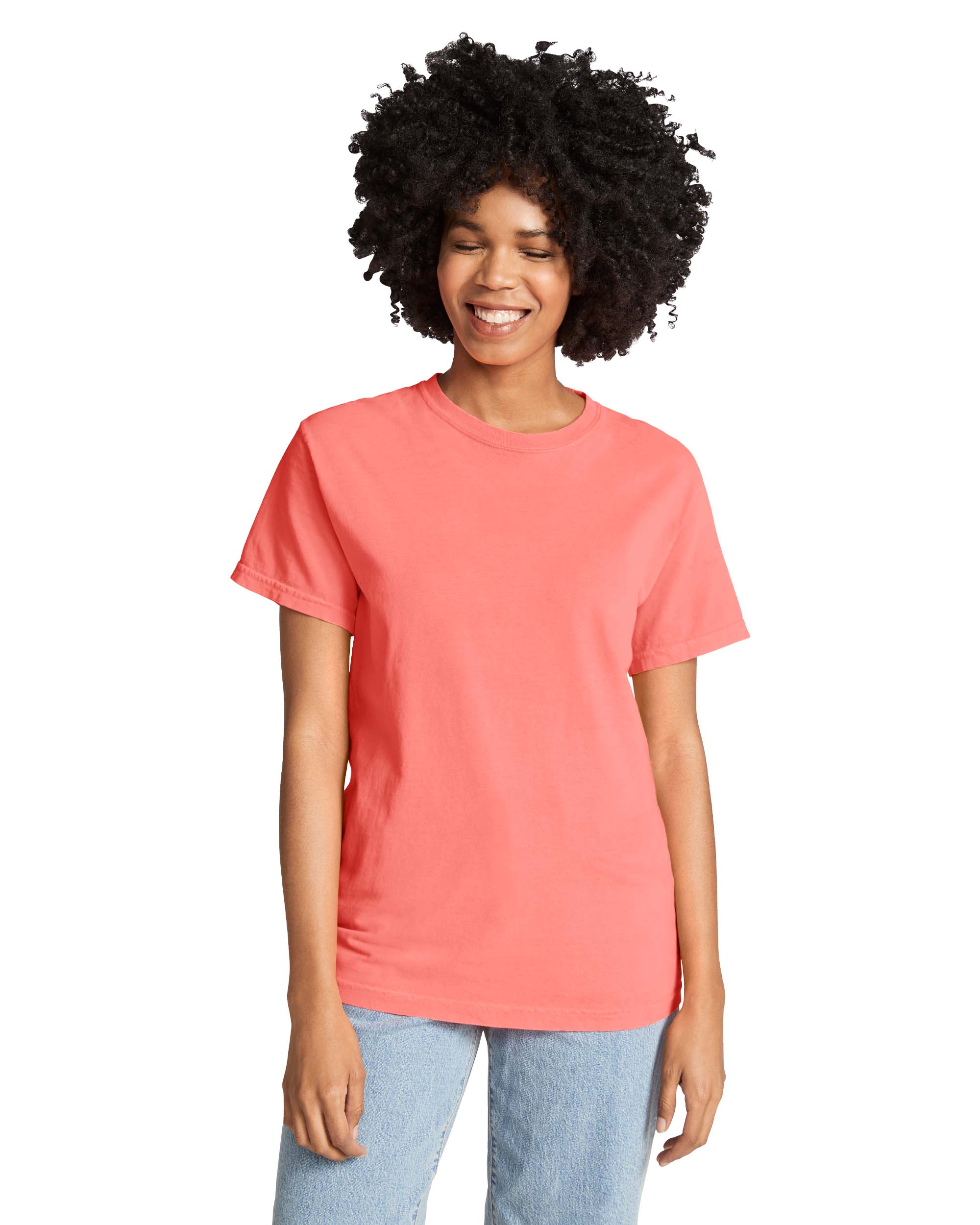 Neon coral 2024 t shirt