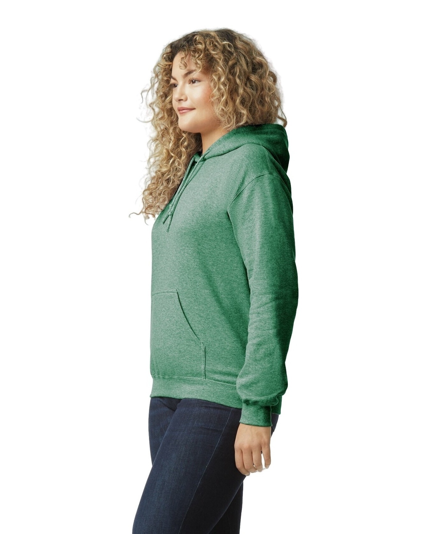 Gildan 18500 Hoodie Heather Sport Dark Green Adult Heavy Blend 8