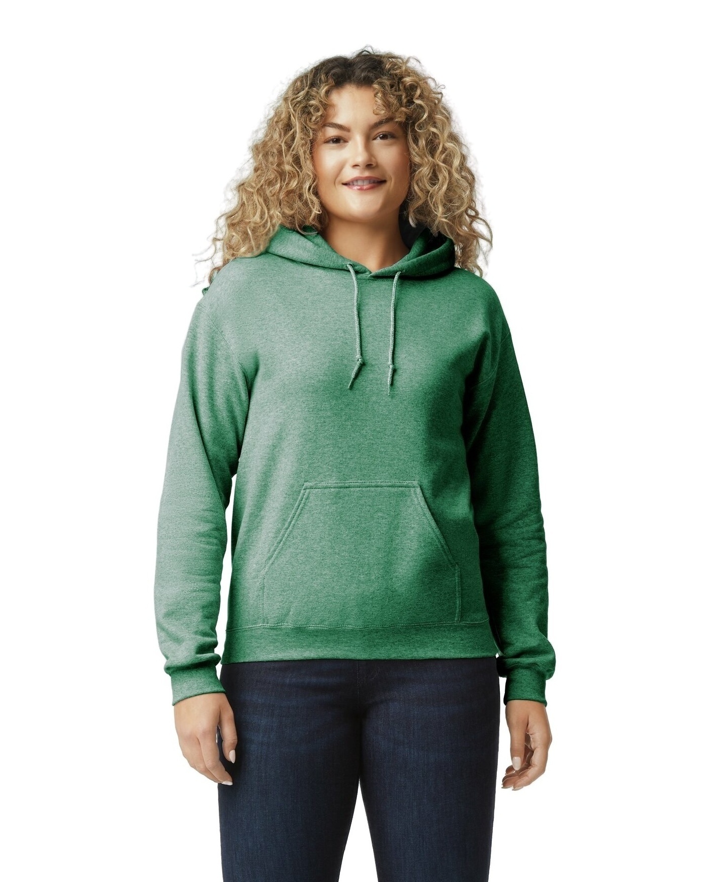 Heather sale green hoodie