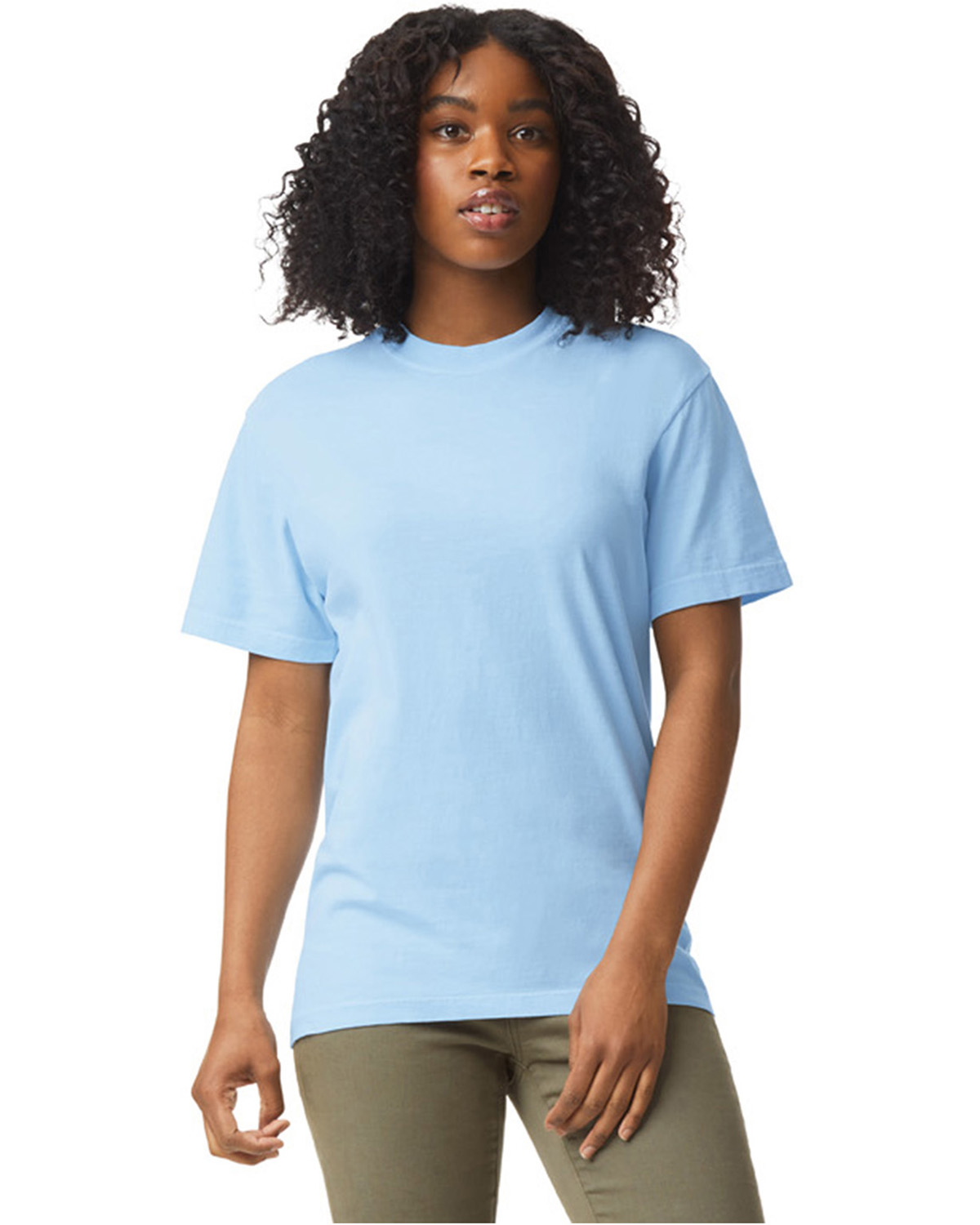 Powder blue best sale t shirt ladies