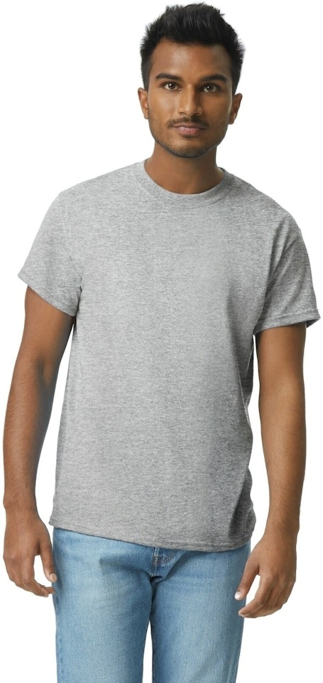 T Shirt Ash Gray Gildan Ultra Cotton 2000 Short Sleeve Size Medium