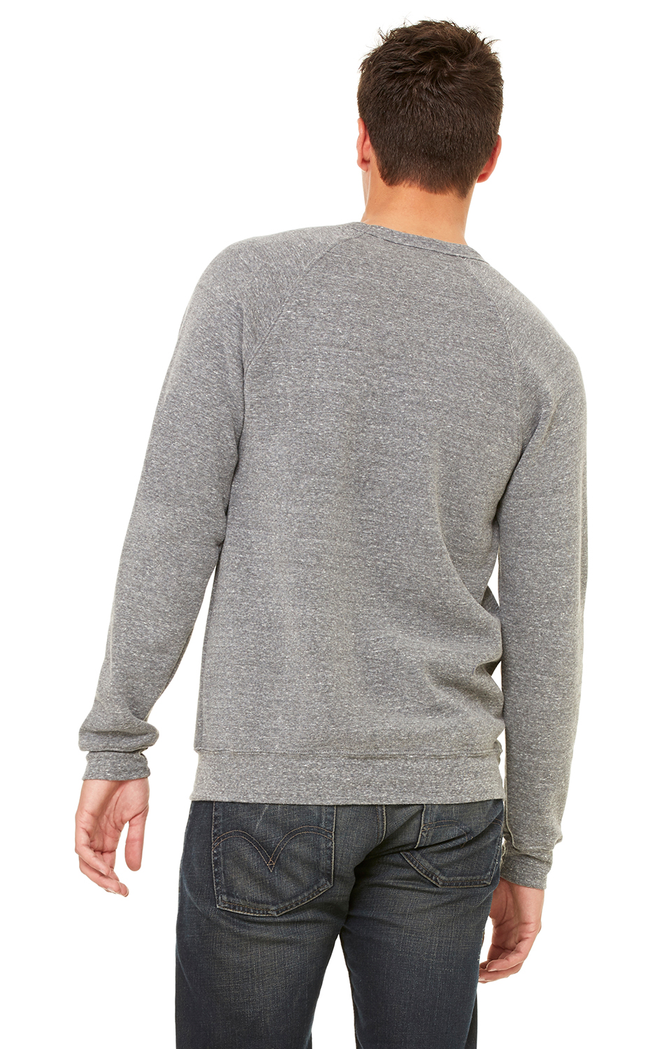 Bella + Canvas 3901 PEACH Unisex Sponge Fleece Crewneck Sweatshirt