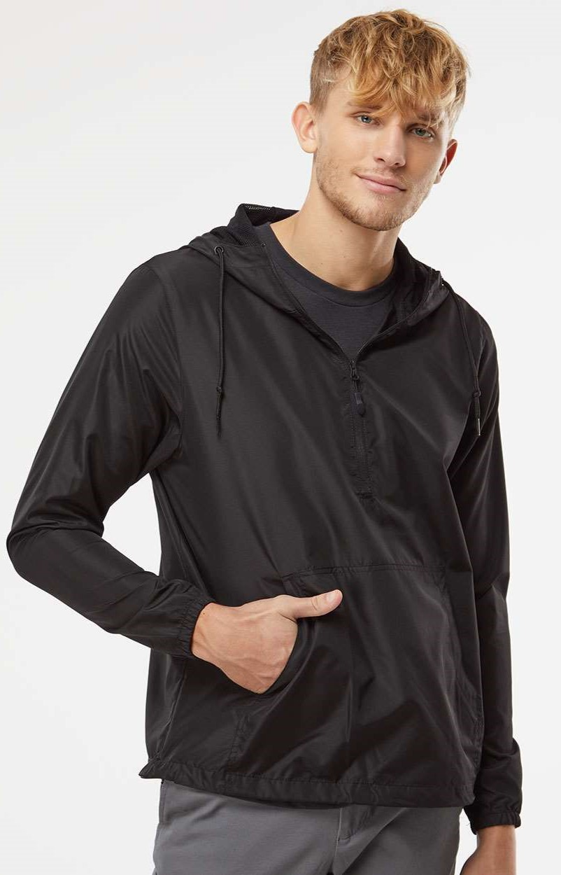 Lightweight Windbreaker Jacket  Solid Colors - Independent Trading Company