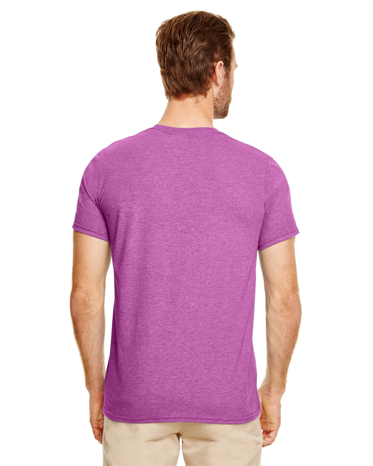 Gildan G640 Heather Radiant Orchid 