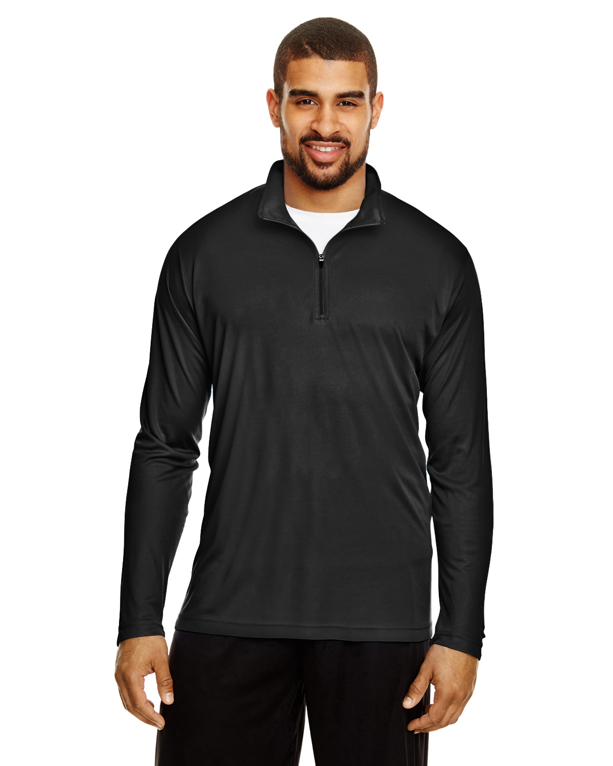 Black men's quarter cheap zip