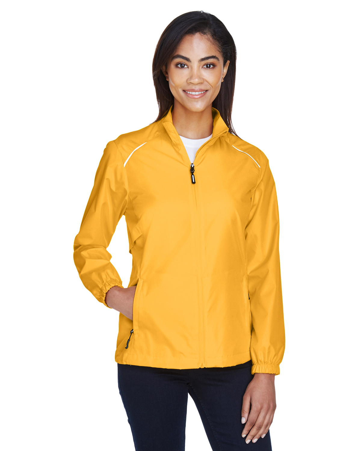 Ash City Core 365 Womens Motivate Unlined Lightweight Jacket Black 703 Small