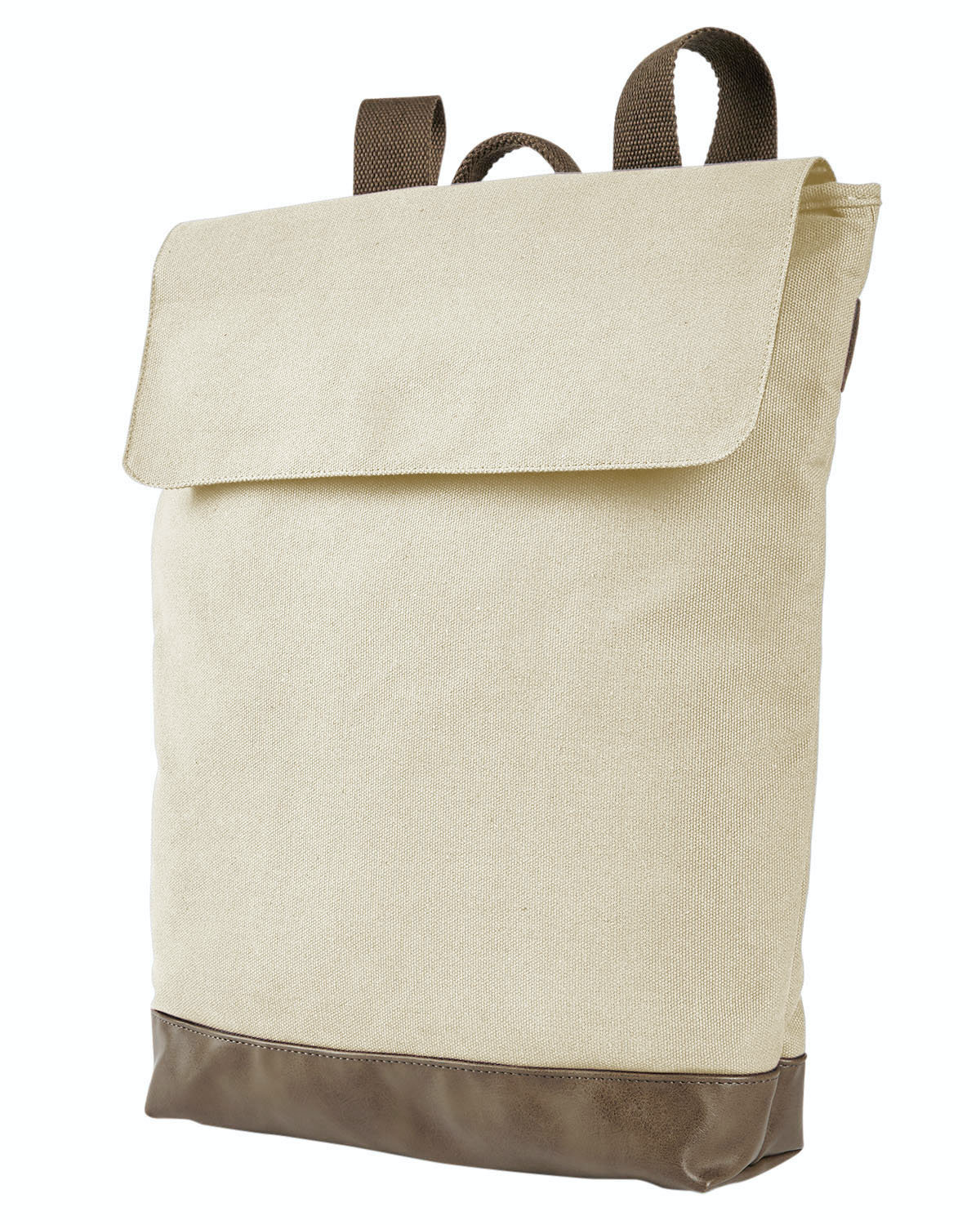 Brown Canvas Rucksack Backpack 