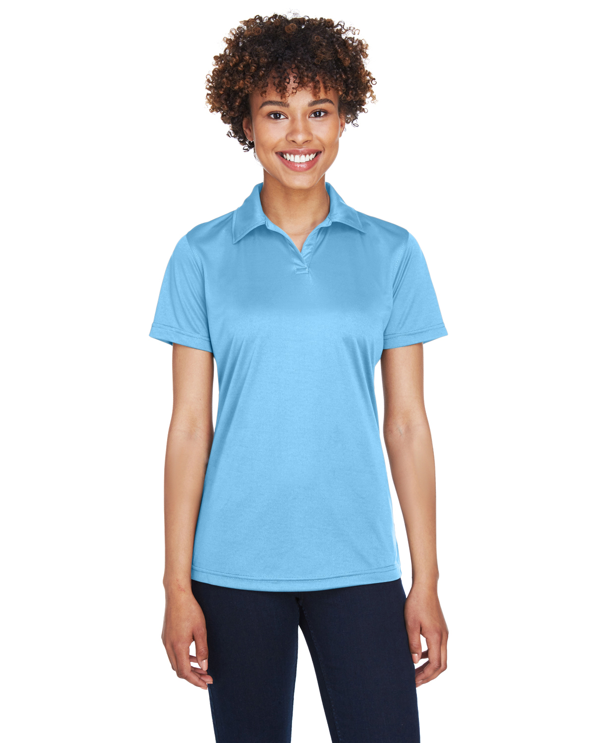 columbia blue polo shirts