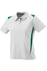 White / Dark Green