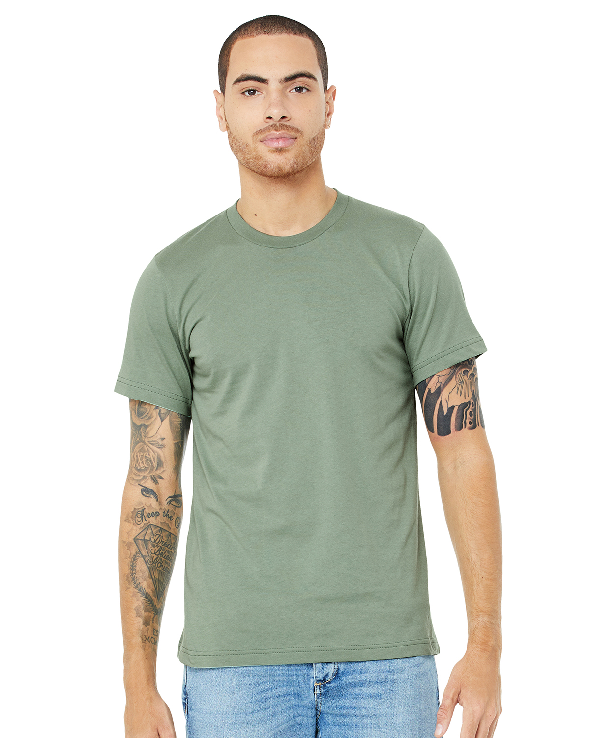 Bella canvas 3001c Sage Unisex Jersey T-Shirt | JiffyShirts