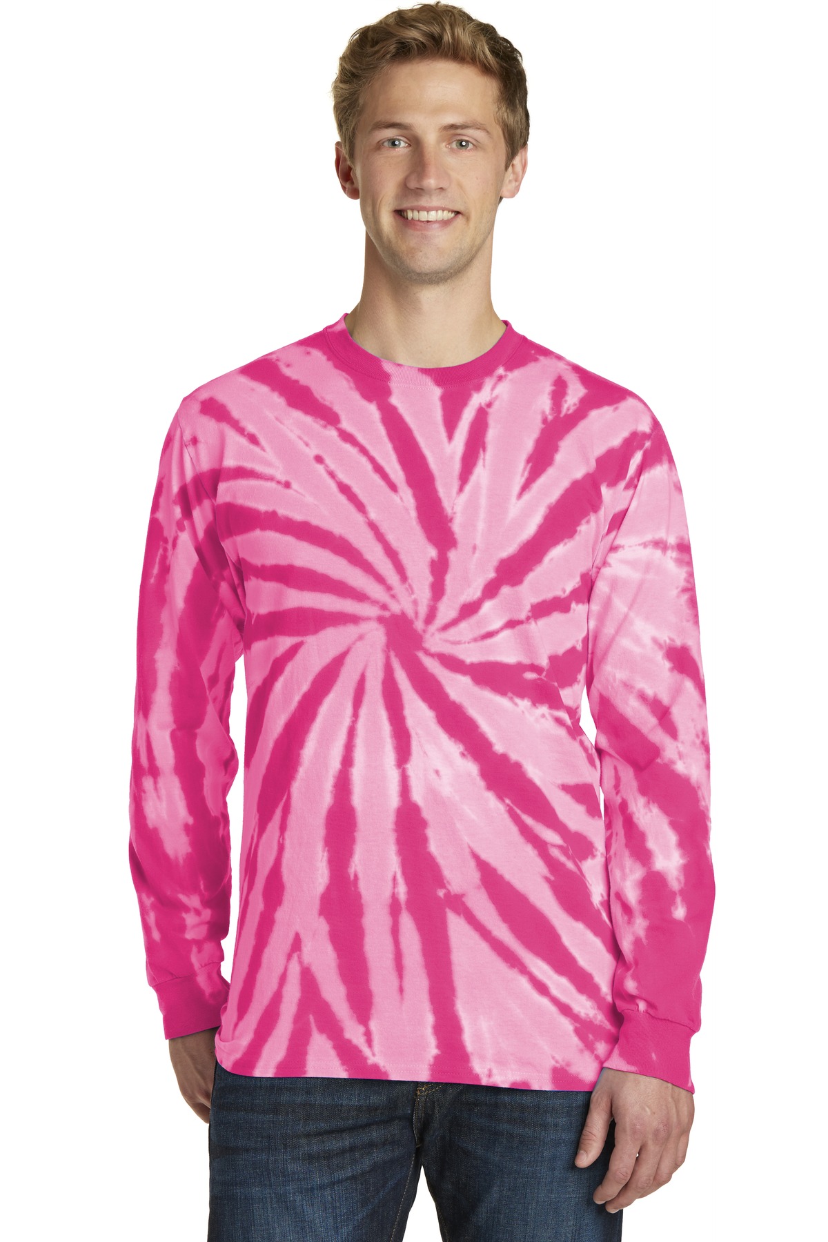 Port & Company Pc147 Ls Unisex Tie Dye Long Sleeve Tee | Jiffy Shirts