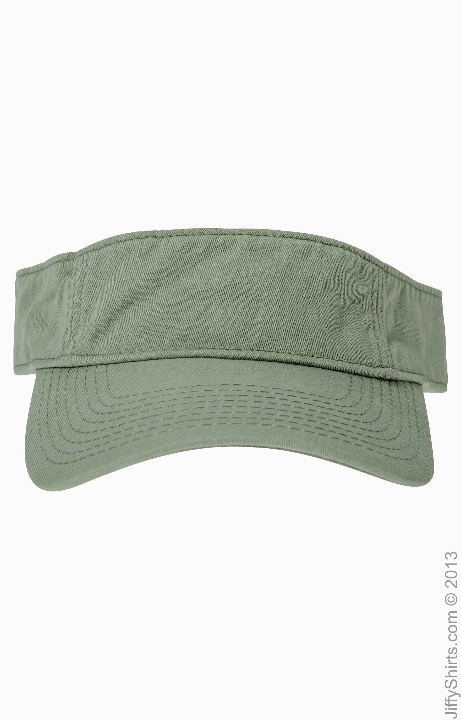 Authentic Pigment Direct-Dyed Twill Visor cilantro One Size 1915