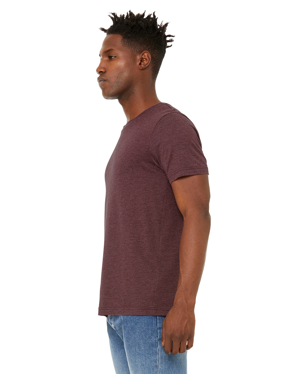 Download Bella + Canvas 3301C Heather Autumn Unisex Sueded T-Shirt