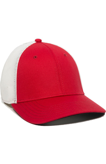 Outdoor Cap RGR-360M Red / White