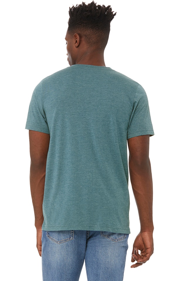 Download Bella + Canvas 3005 Heather Deep Teal Unisex Jersey Short ...