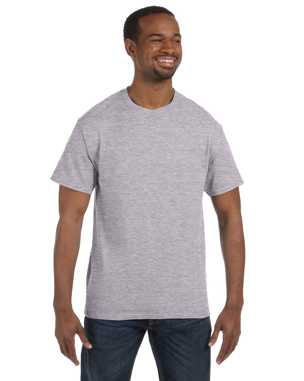 Gildan G500 Sport Grey Adult Heavy Cotton 5 3 Oz T Shirt JiffyShirts   2fbca9b9a038c1 