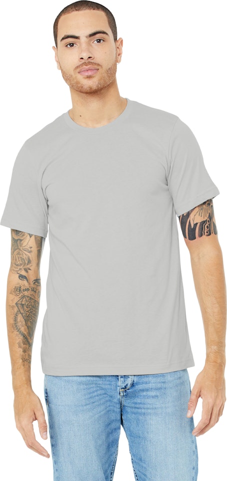 Jiffy Silver 3001cvc Bella T Unisex Cvc Heather Shirt Heather | Canvas Shirts