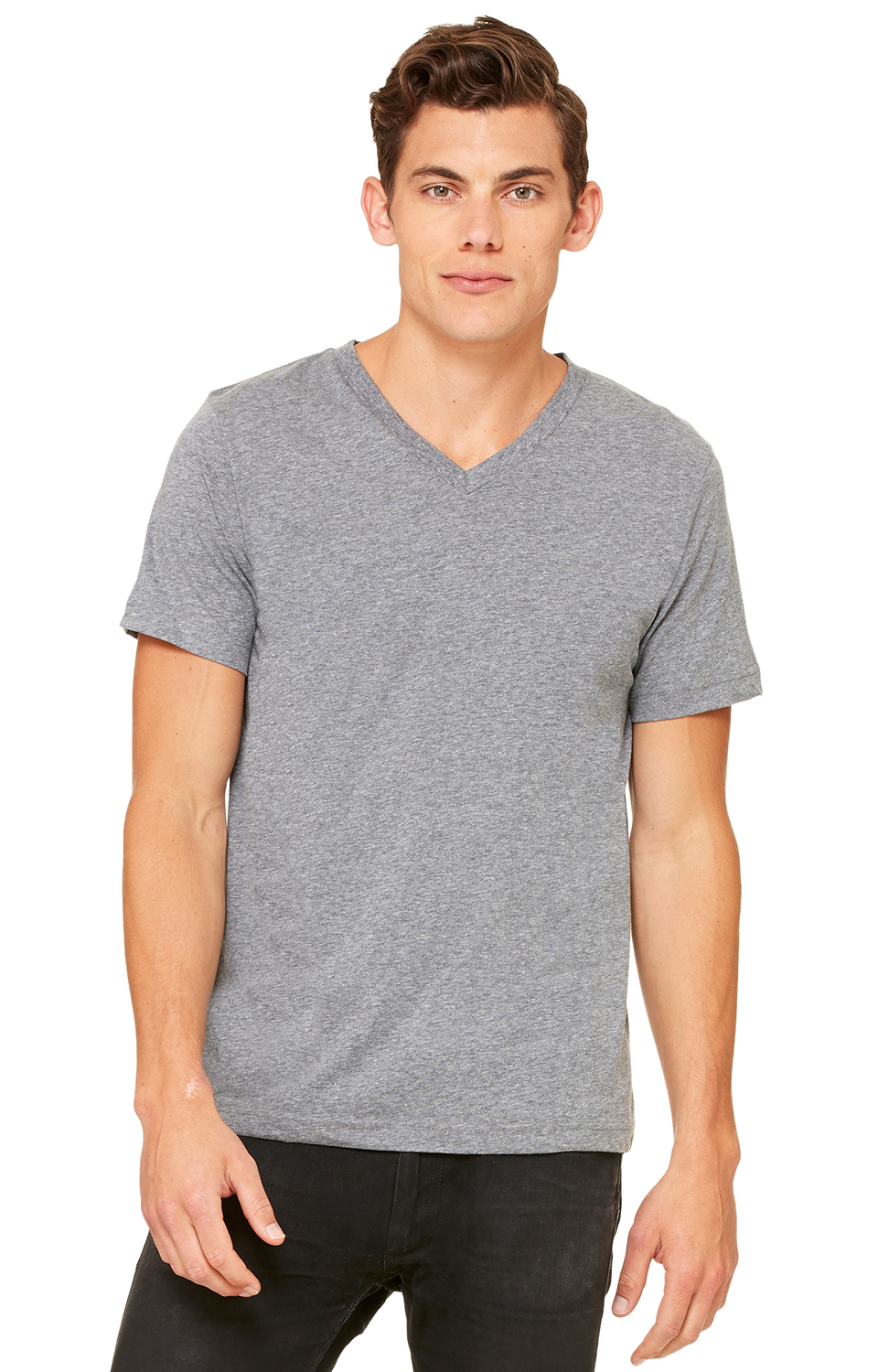 Bella+Canvas 3005 Unisex Jersey Short-Sleeve V-Neck T-Shirt ...