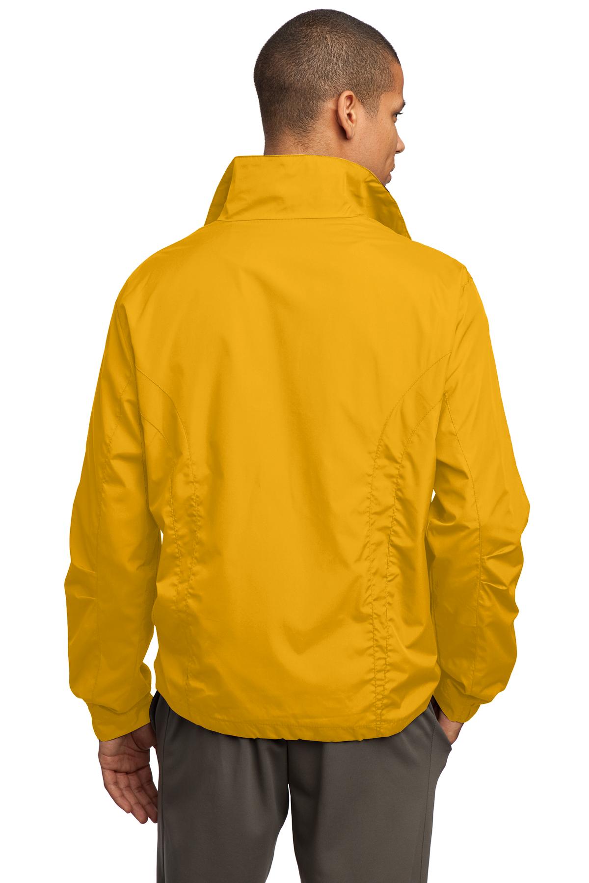SportTek JST70 Gold FullZip Wind Jacket JiffyShirts