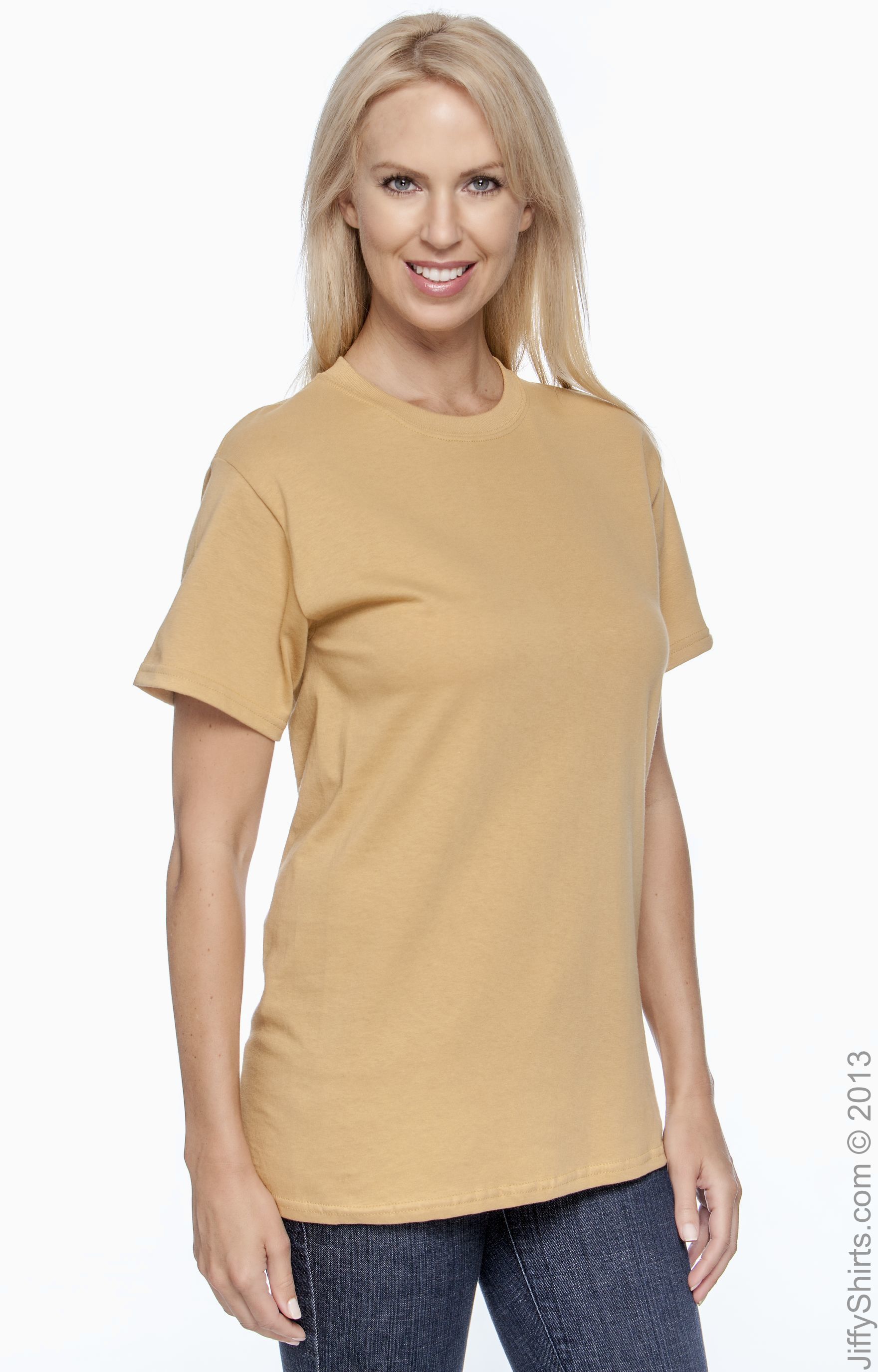 gildan old gold t shirt