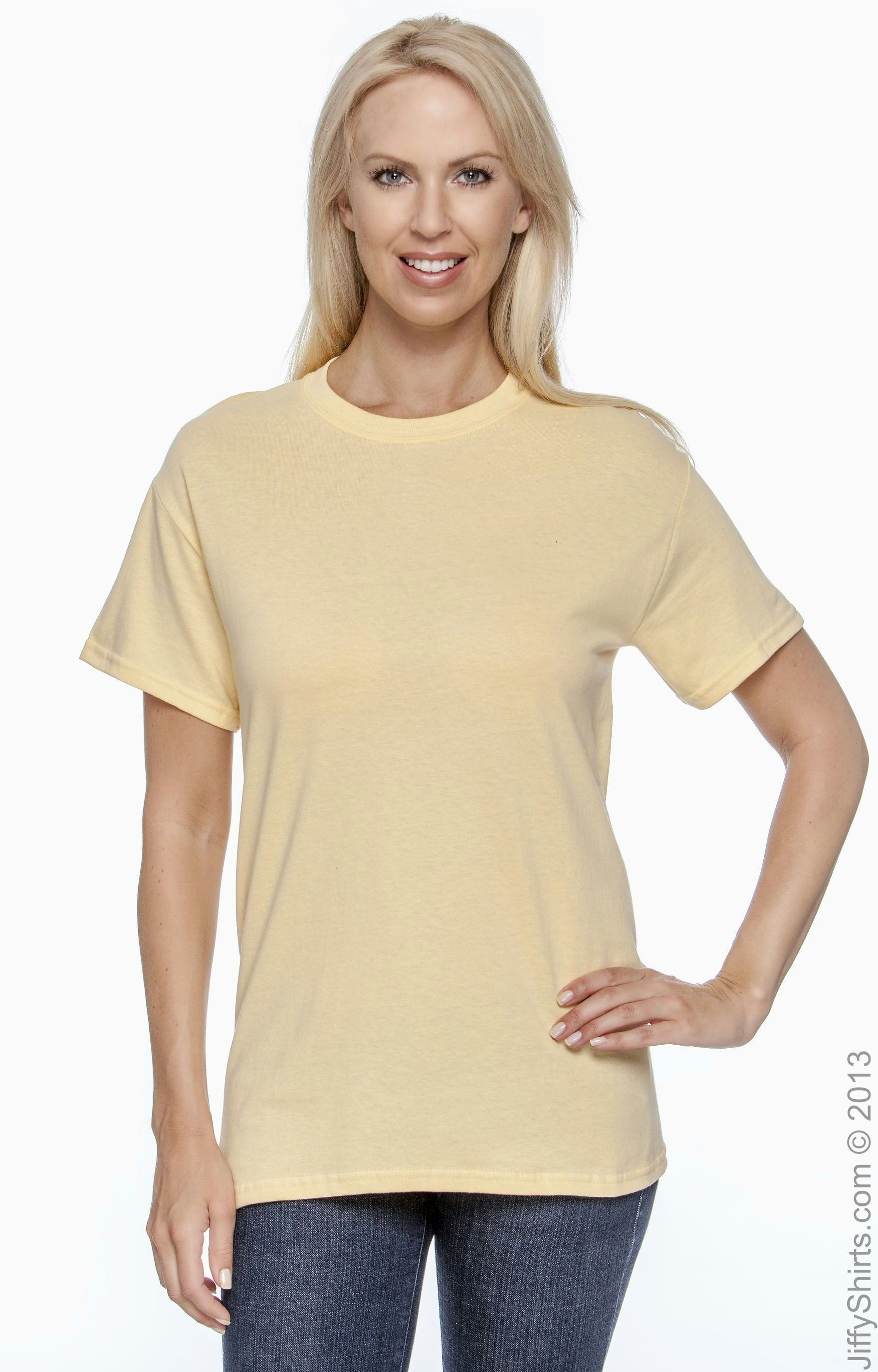 Gildan G500 White Adult Heavy Cotton™ 53 Oz T Shirt