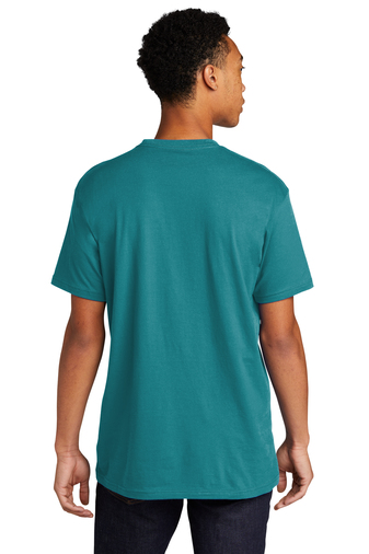 Level 3600 Teal Unisex Cotton T-Shirt 