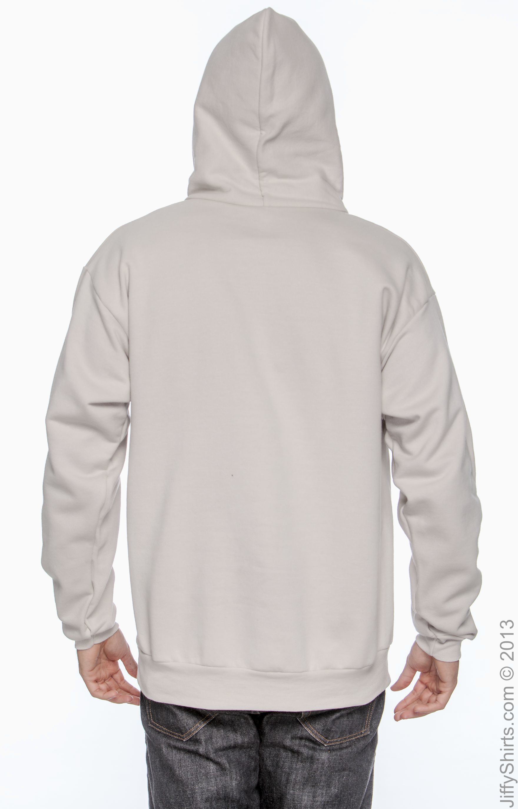 Hanes P170 Ecosmart Hooded Sweatshirt Sand XL