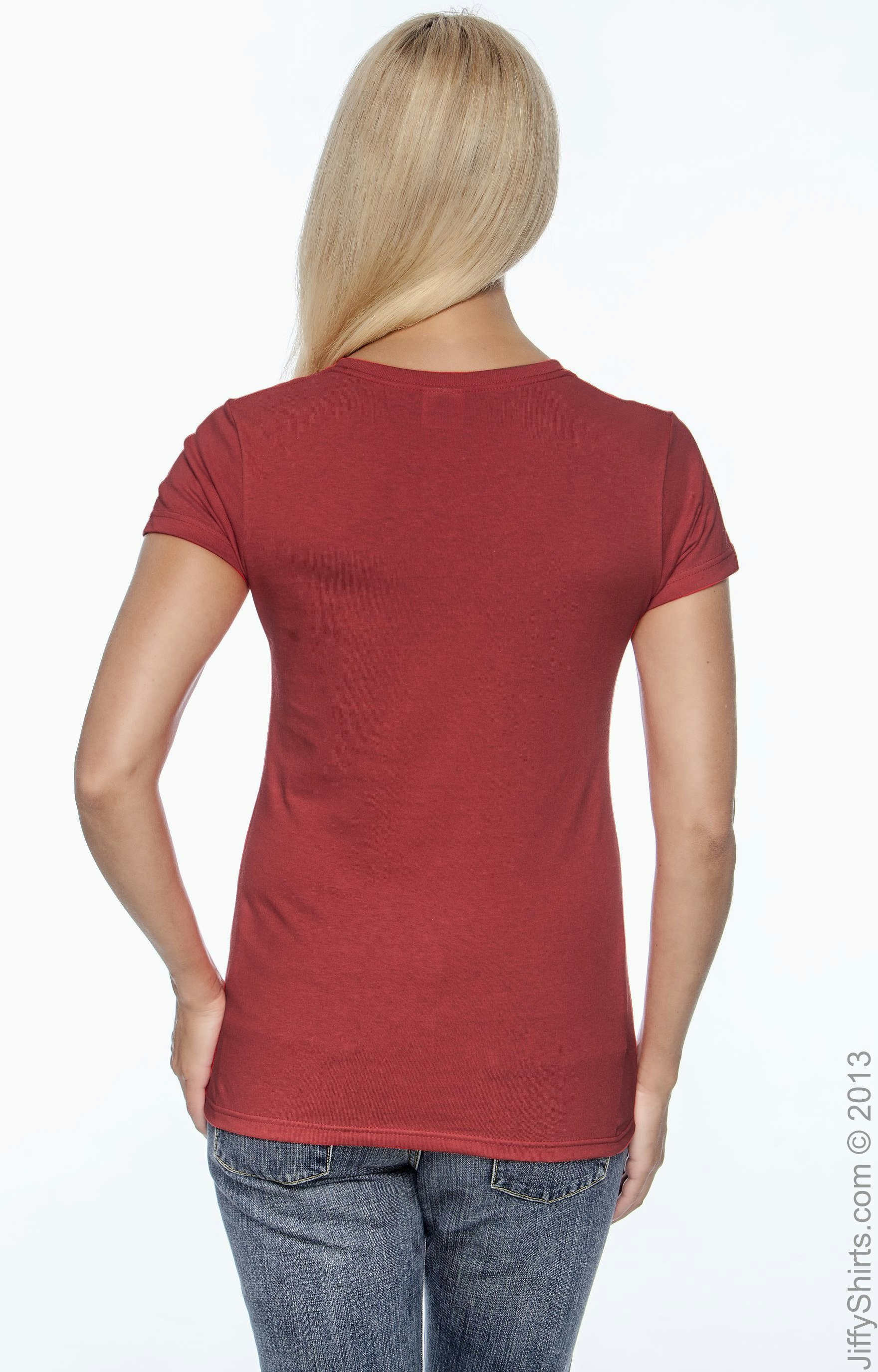 Gildan G500L Heather Sapphire Ladies' Heavy Cotton⢠5.3 oz. T-Shirt