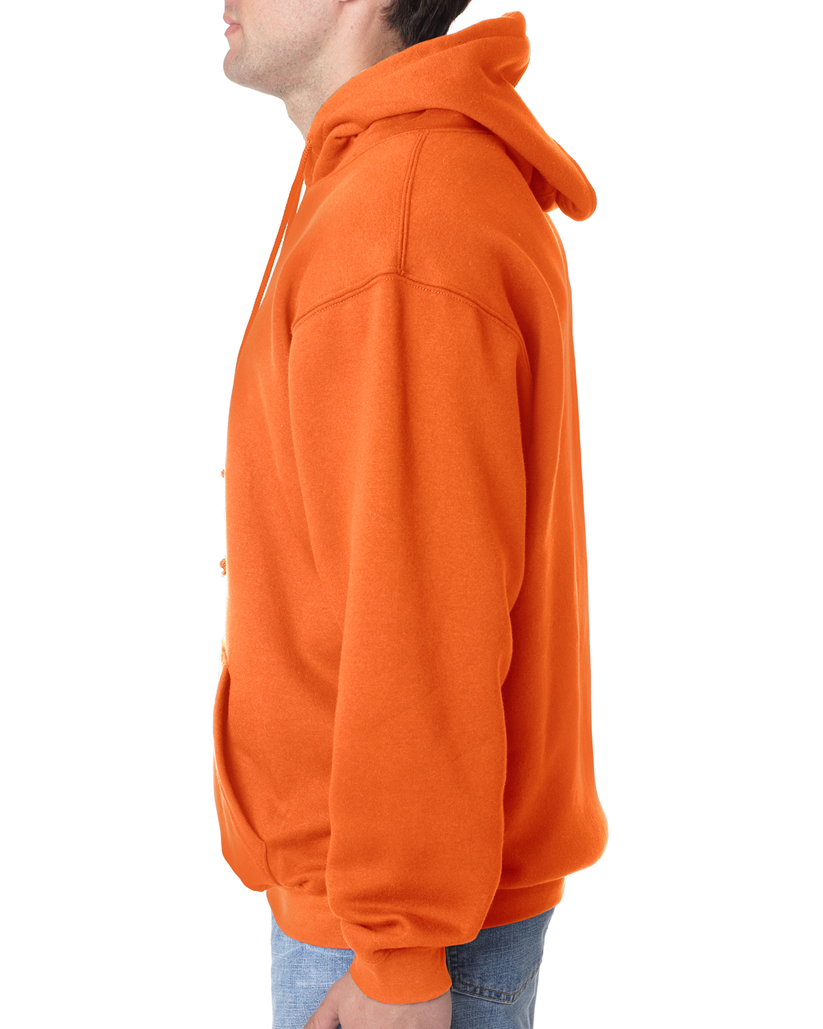 Bright orange hoodie hot sale