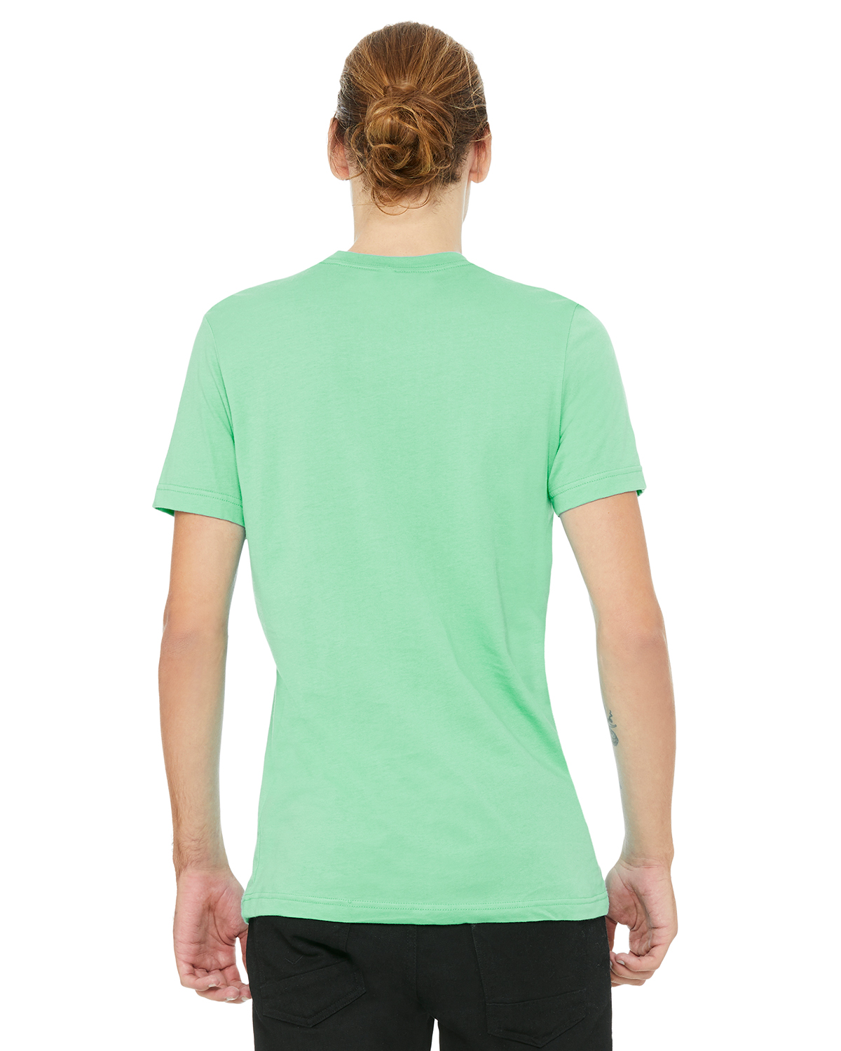 heather sea green shirt