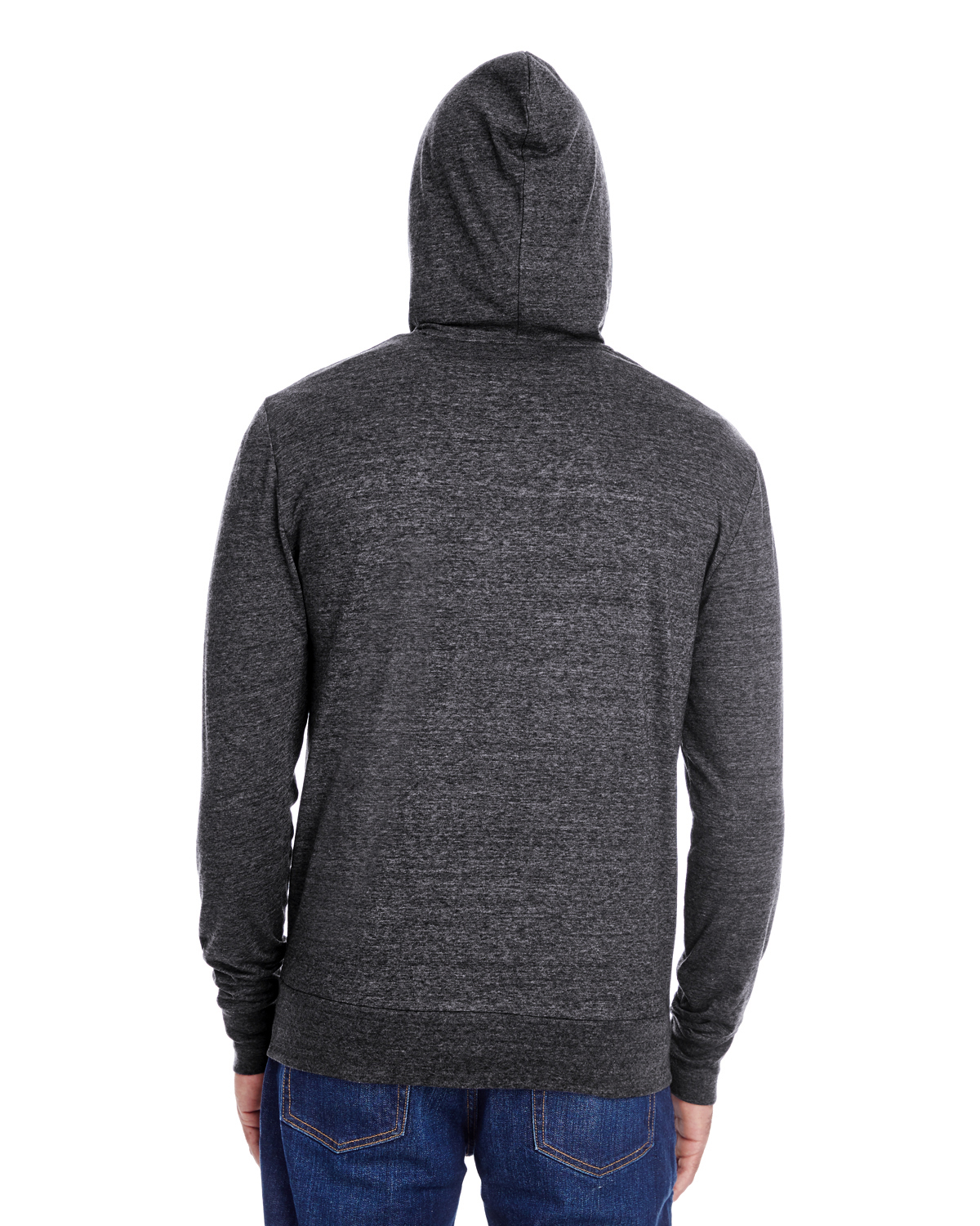 Threadfast Apparel 302 Z Unisex Triblend Full Zip Light Hoodie | Jiffy  Shirts