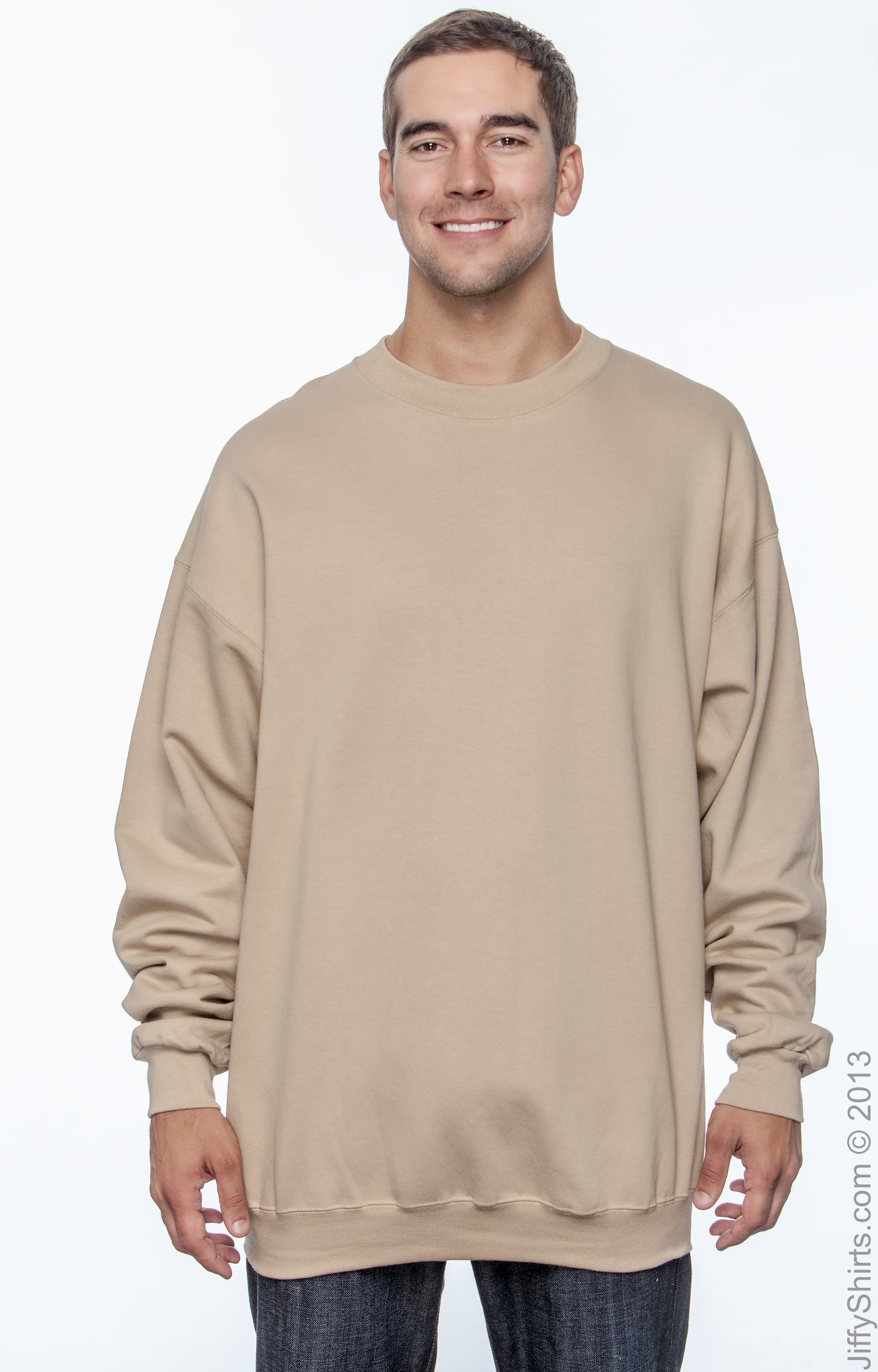 hanes sand sweatshirt