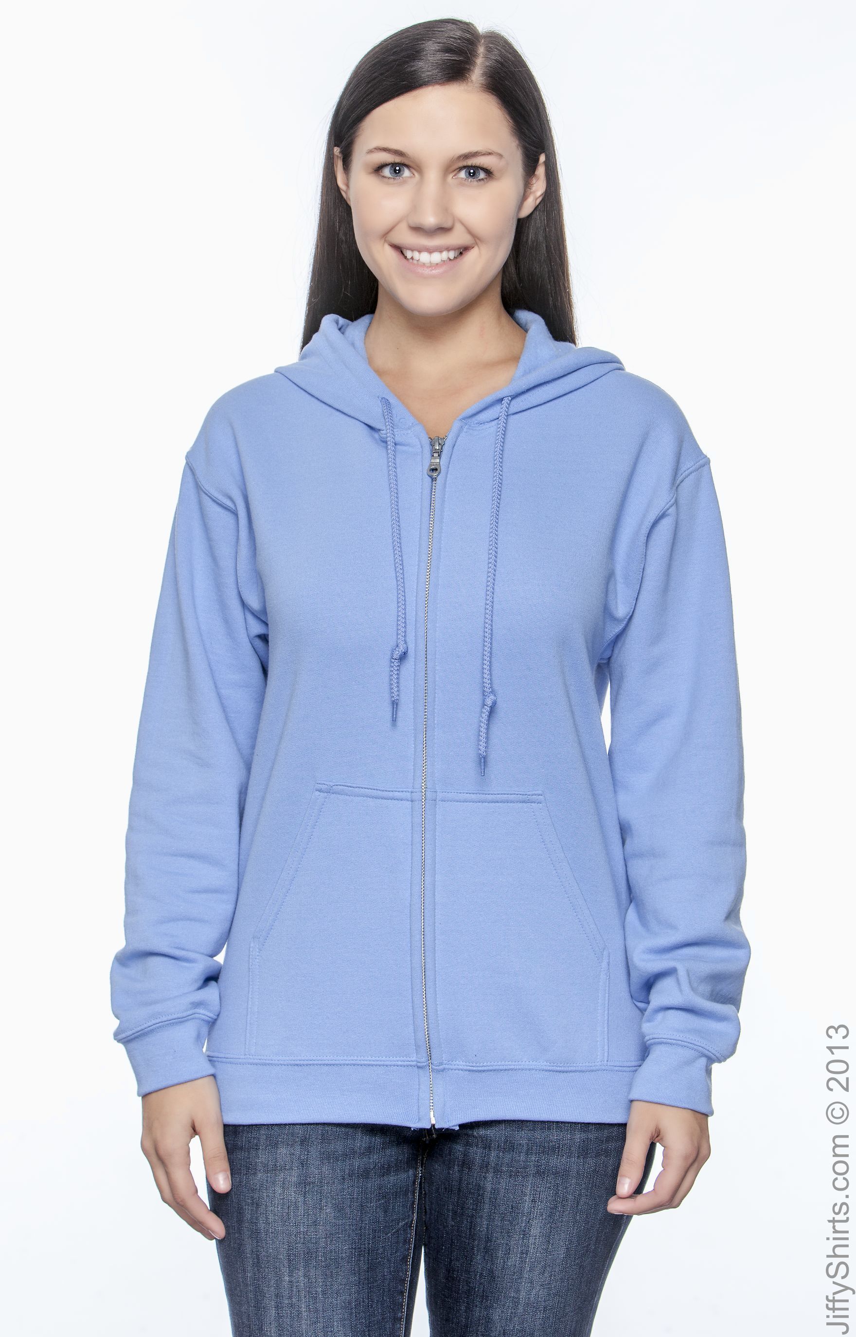 gildan light blue sweatshirt