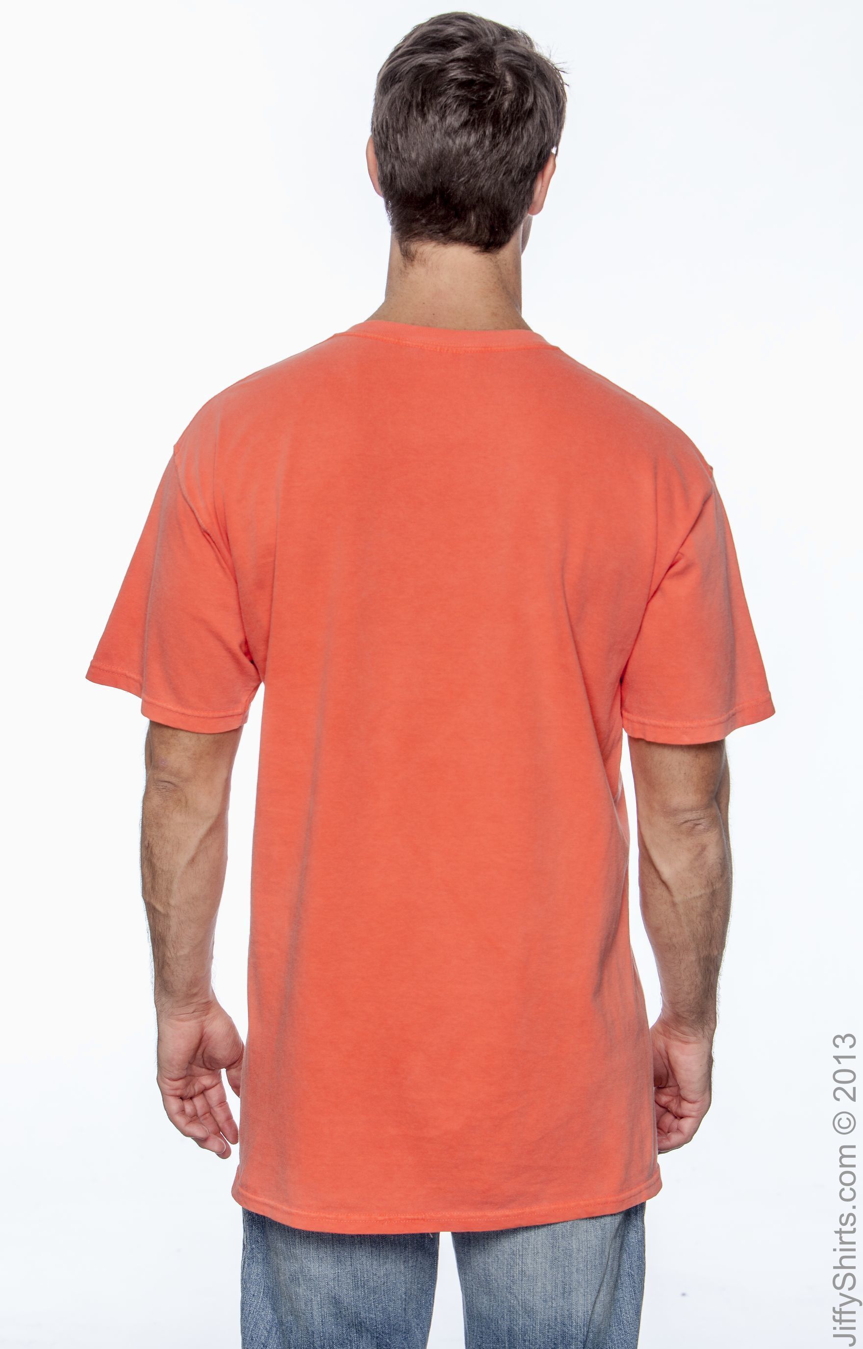 bright salmon comfort colors sweatshirt