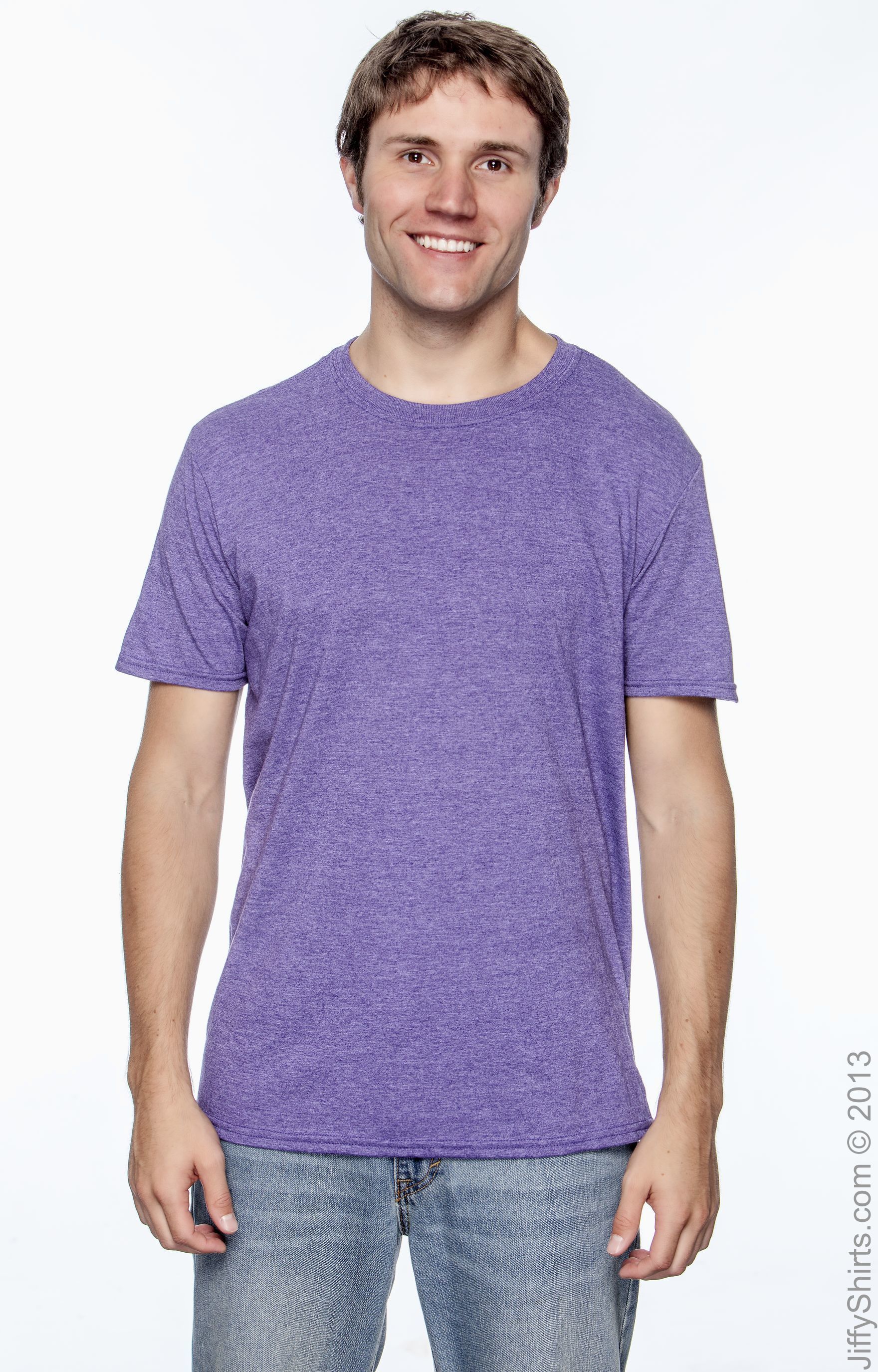 purple gildan t shirt