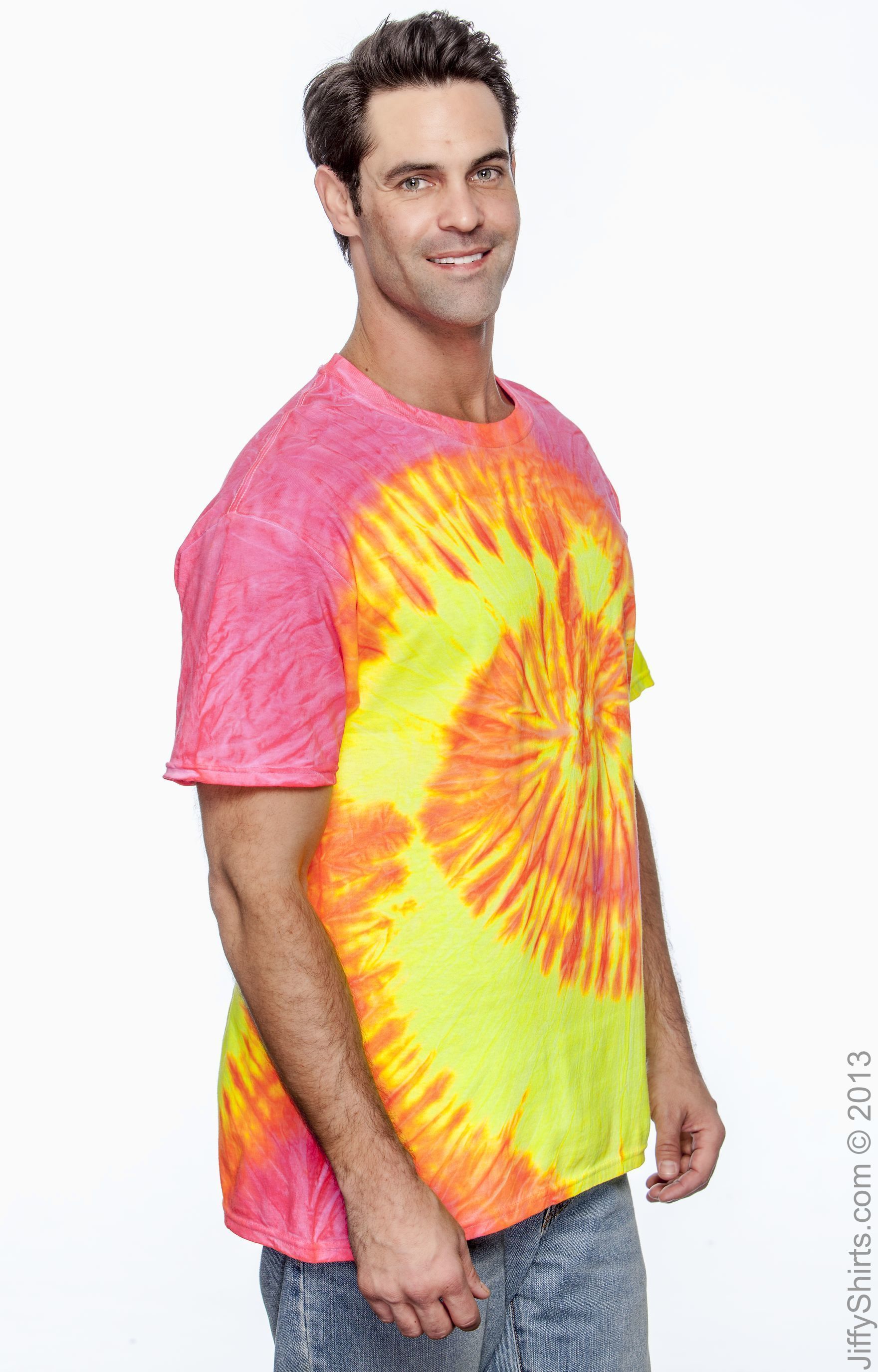 Tie-Dye CD100 Fluorescent Swirl Adult 5 