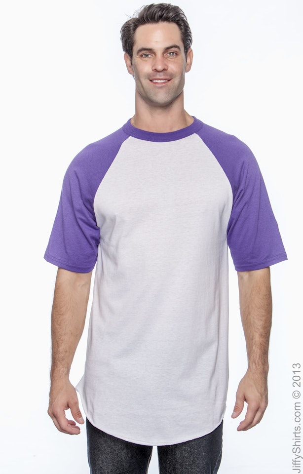 Augusta Sportswear 423 White / Purple