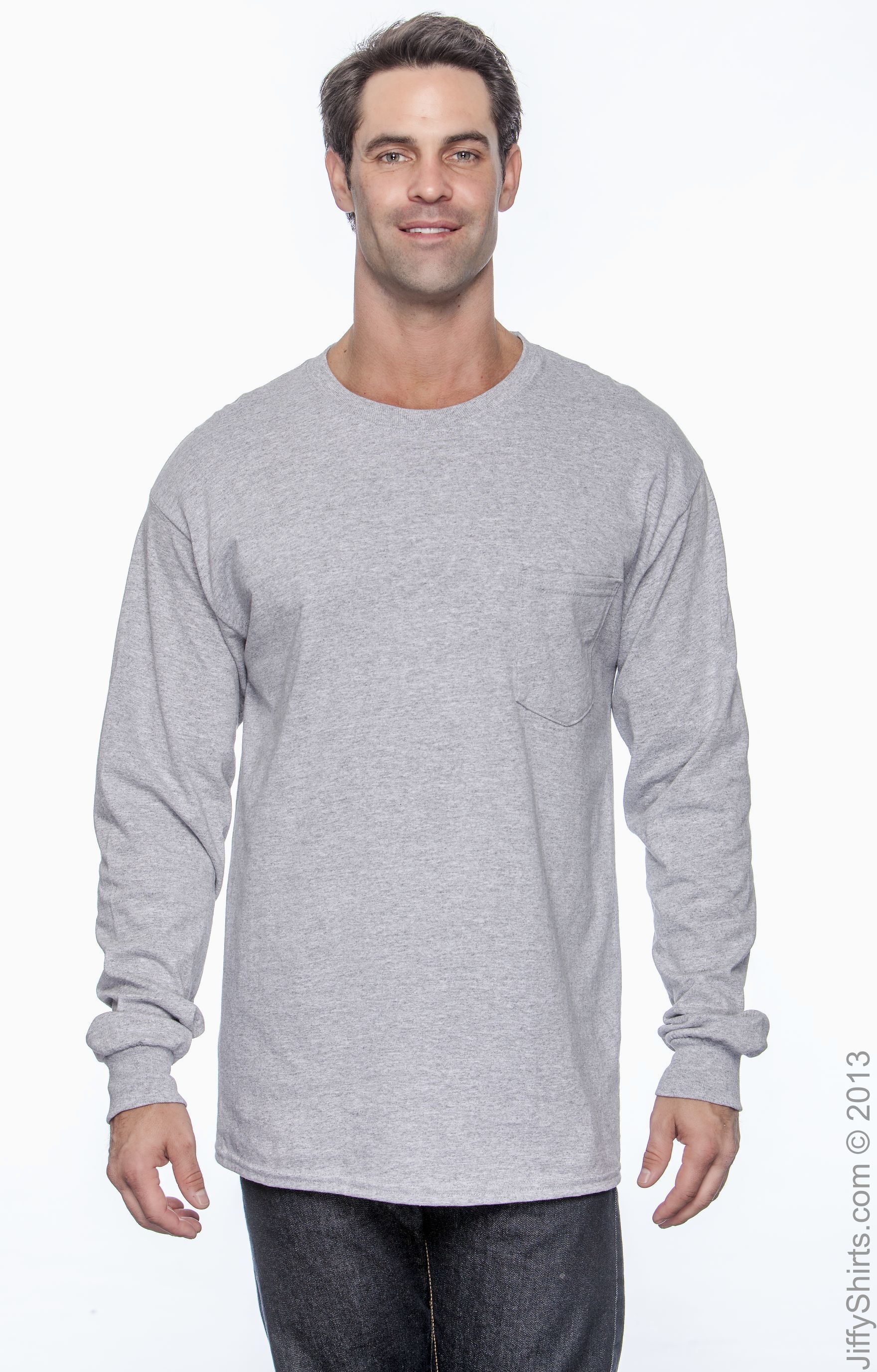 gildan long sleeve t shirts with pocket