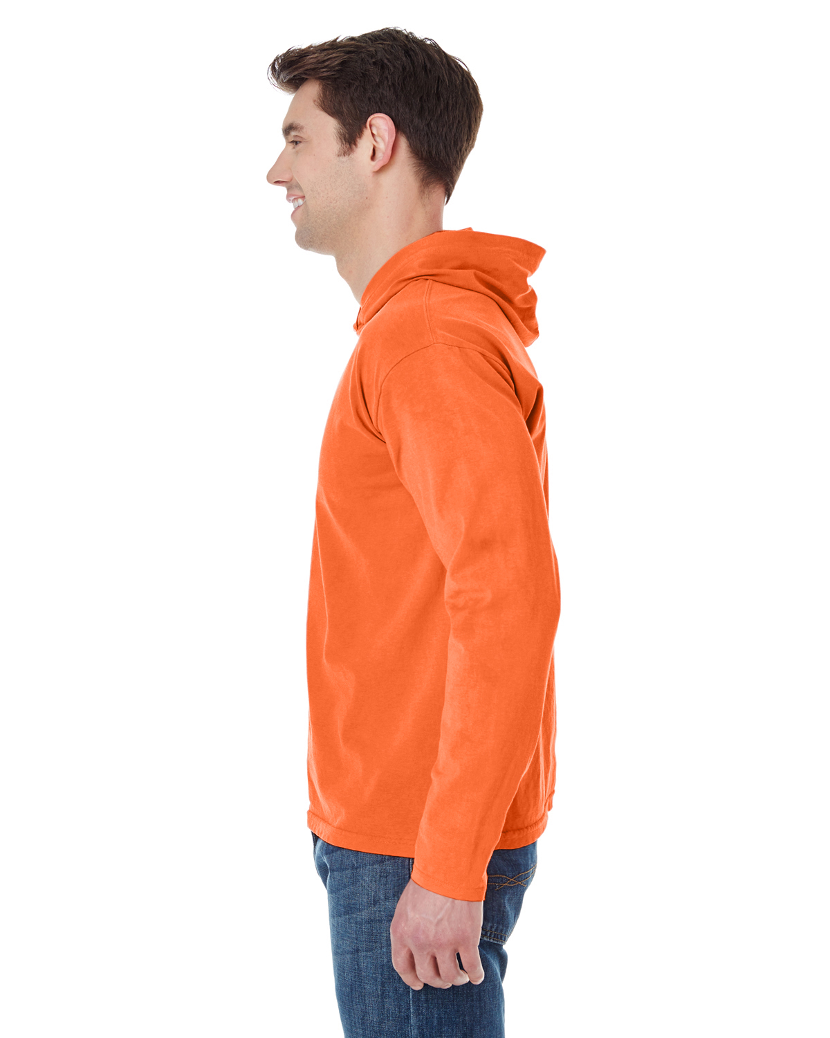 Comfort Colors 4900 Adult Heavyweight Rs Long Sleeve Hooded T