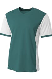 Teal / White
