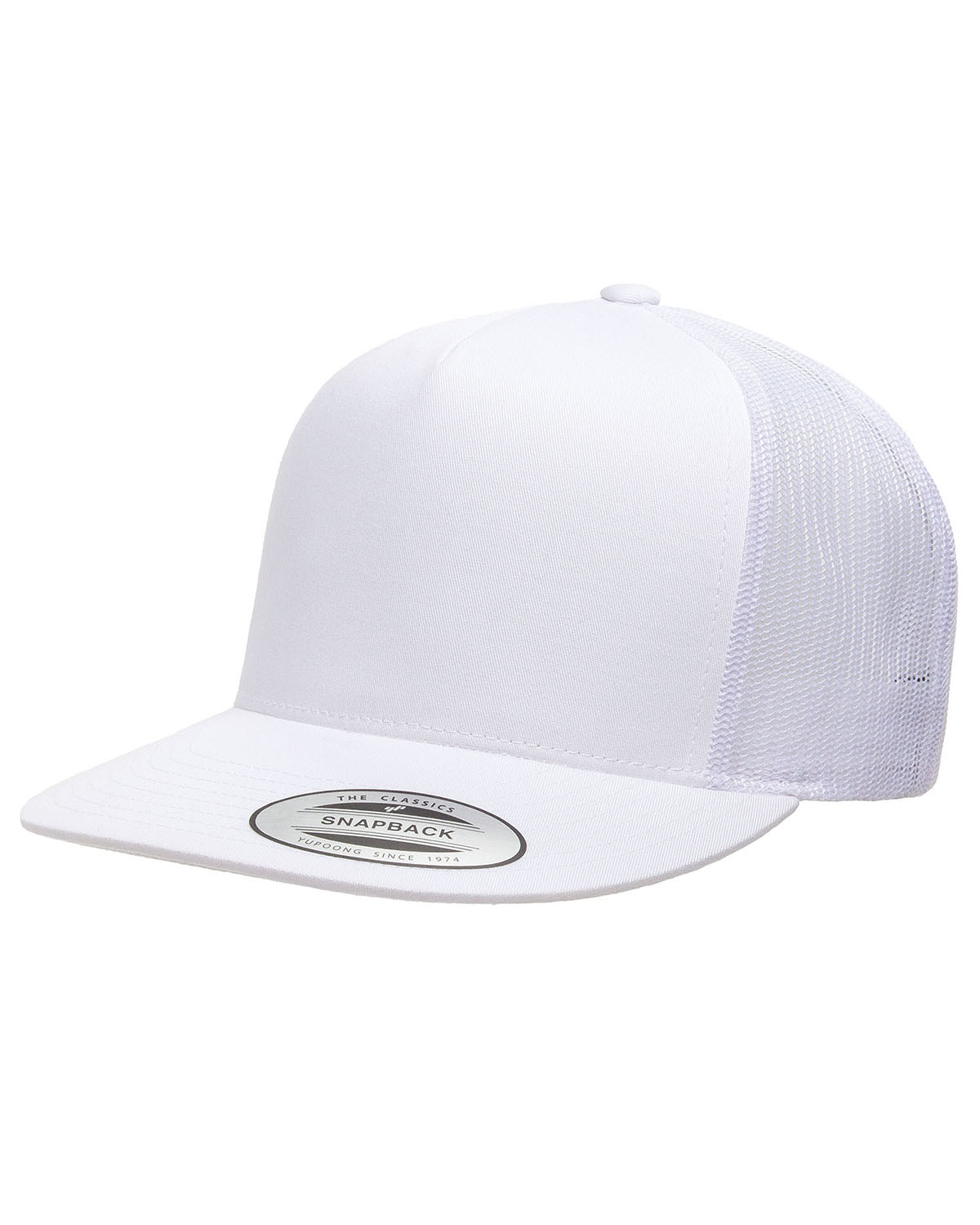 white yupoong snapback