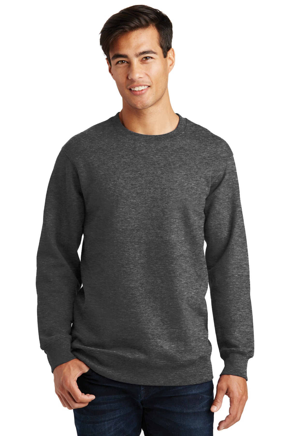 Port u0026 Company Pc850 Unisex Fan Favorite Fleece Crewneck Sweatshirt | Jiffy  Shirts
