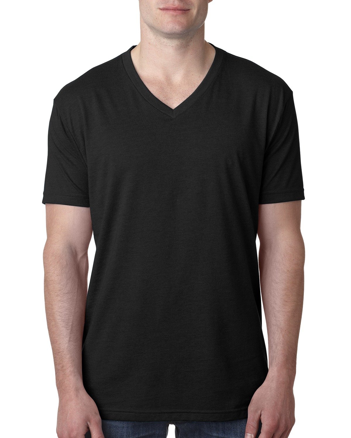 Men's Jersey Knit V-Neck Shirts