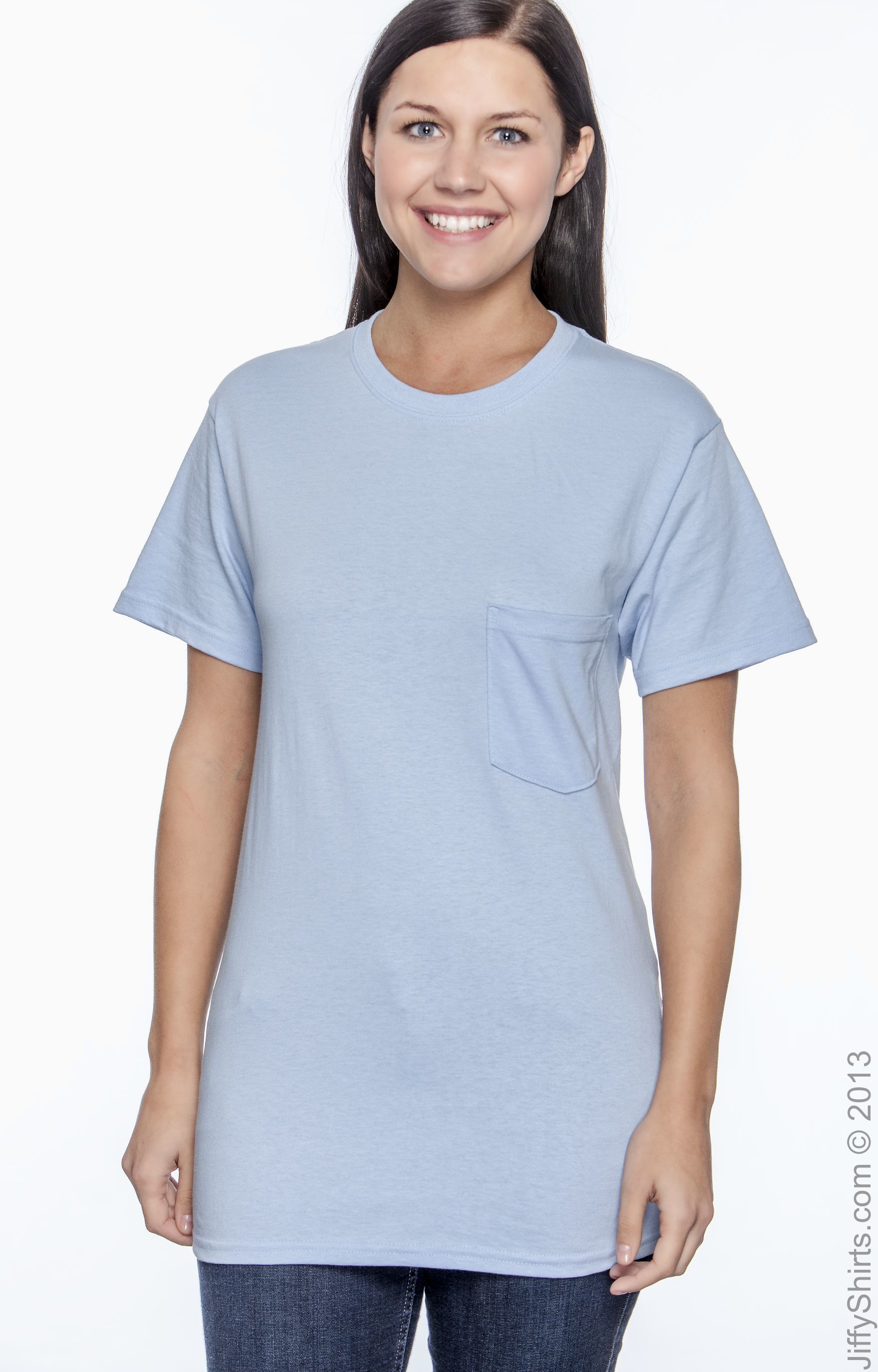 light blue gildan