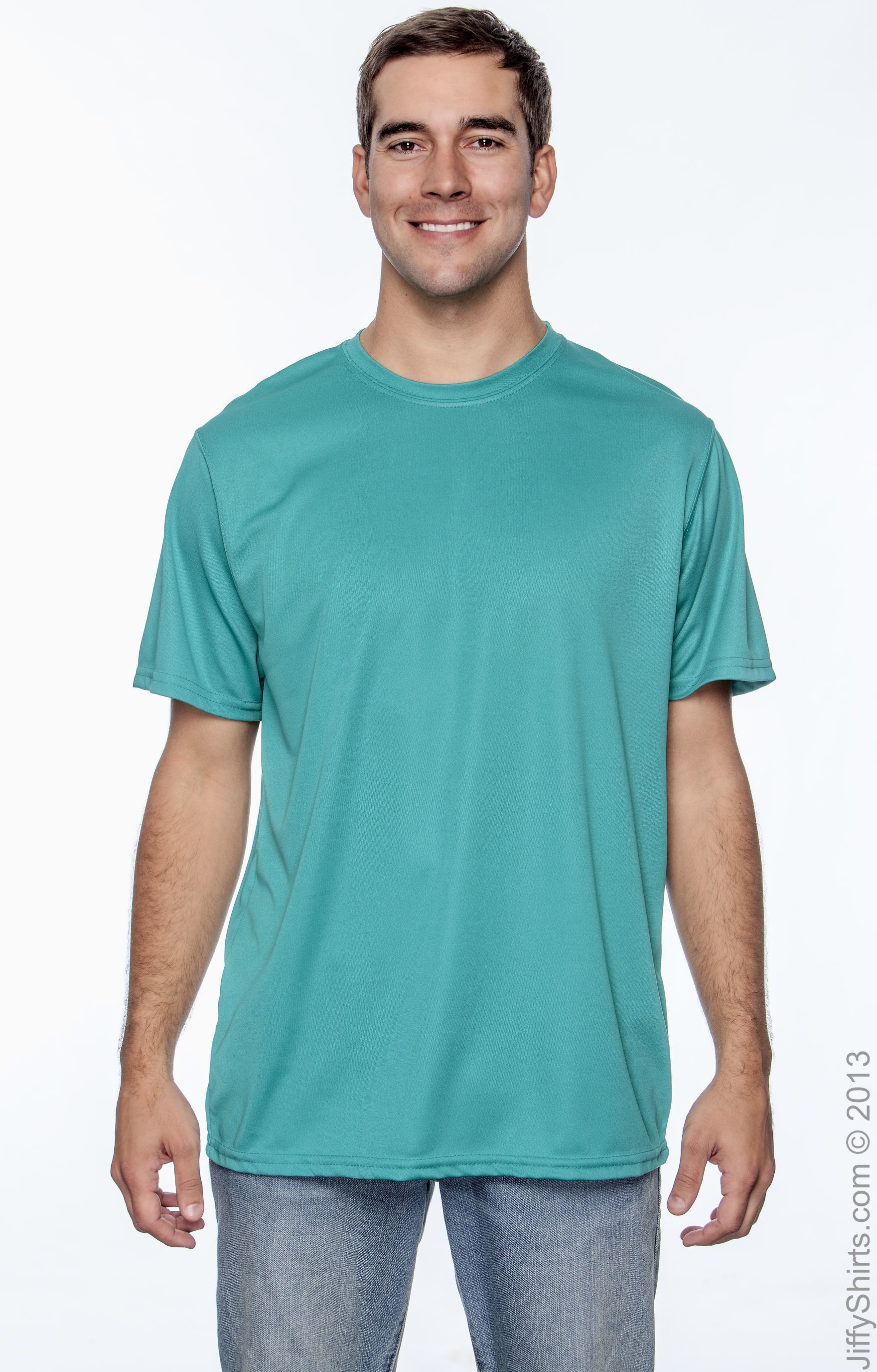3X-Large Augusta Sportswear Mens Wicking T-Shirt Teal 