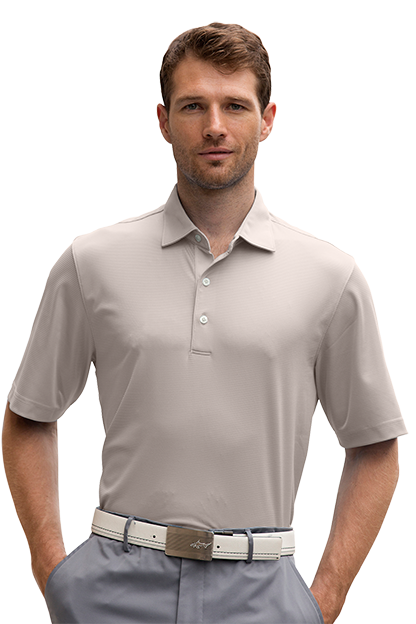 Greg Norman Golf Men Sz L Polo Shirt (Play Dry) Yellow Short Sleeve NWT  MSRP $59