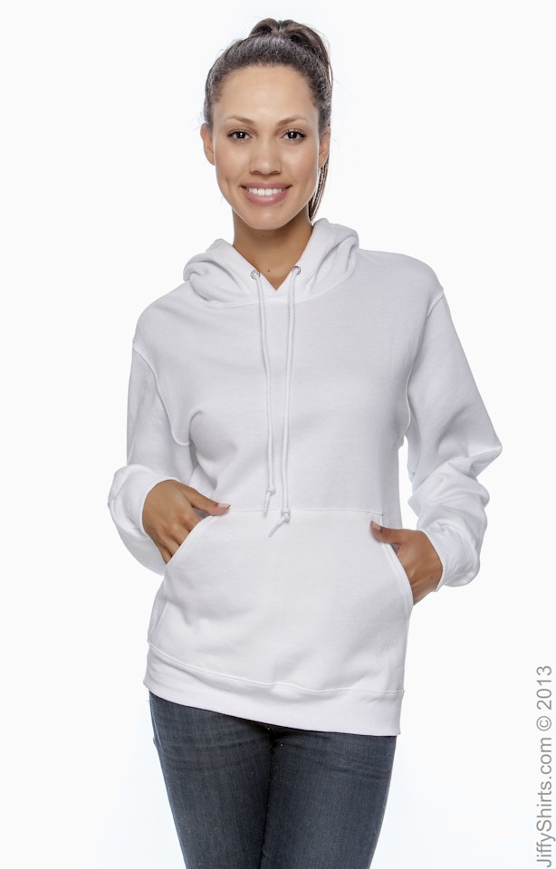 White hoodie fruit of the loom Clearance