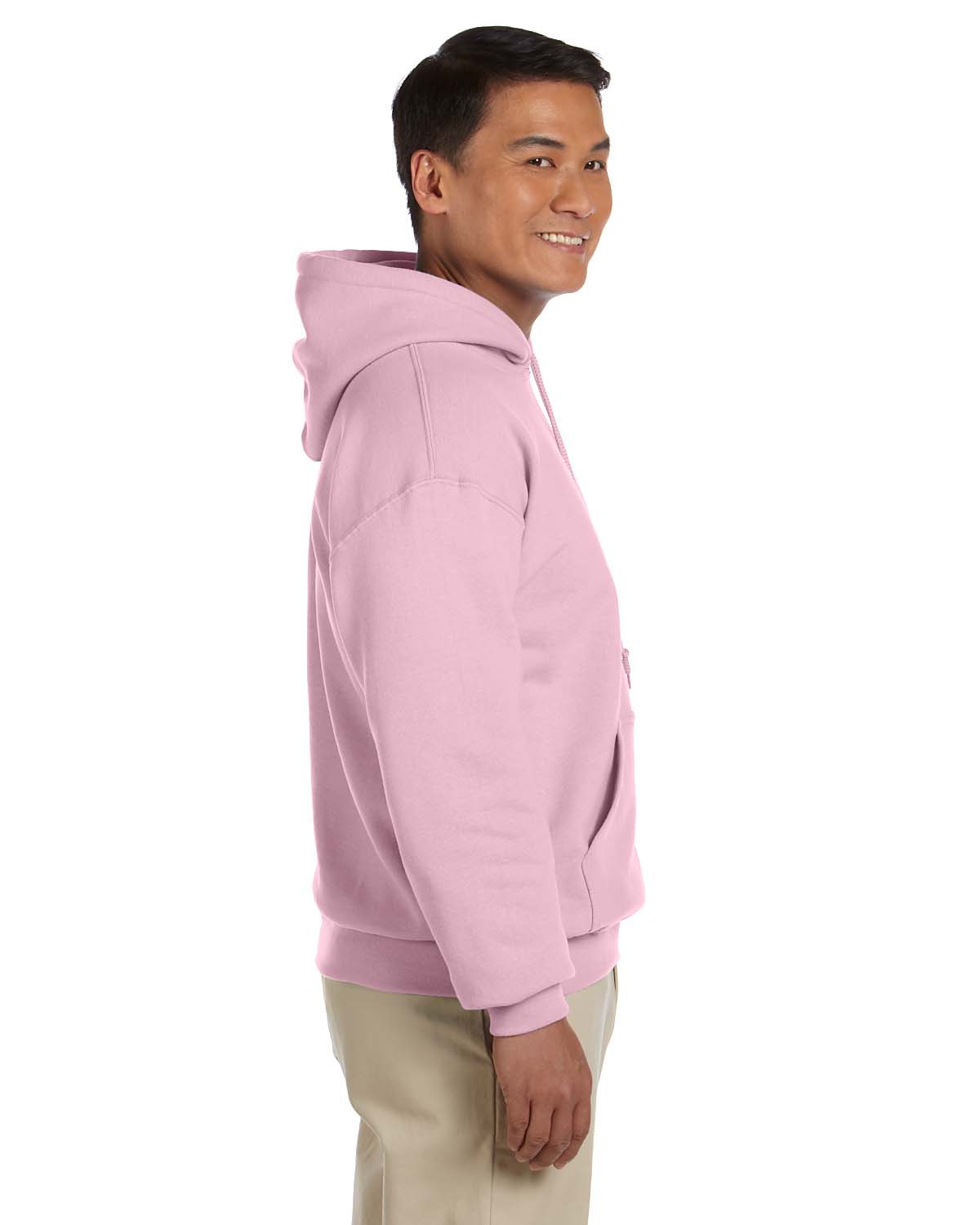 light pink gildan sweatshirt