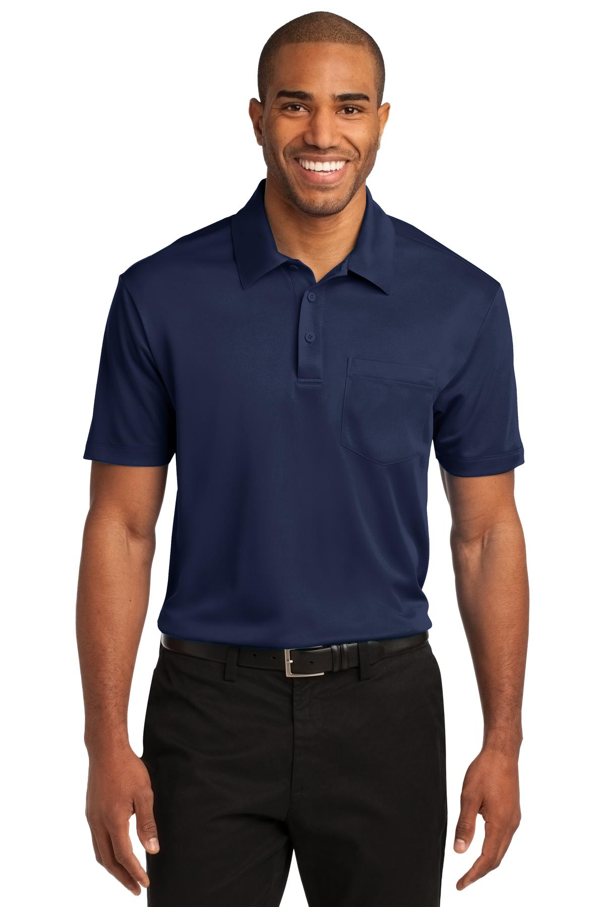 Port Authority K540 P Silk Touch Performance Pocket Polo | Jiffy Shirts