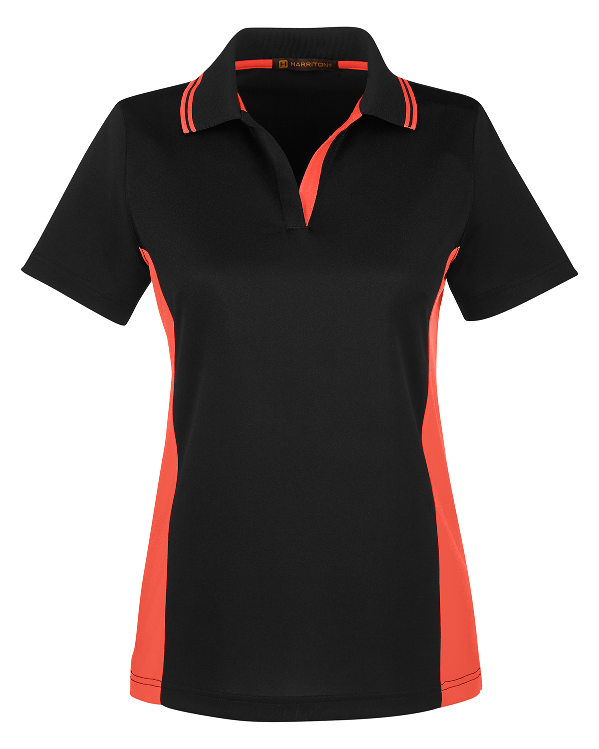 Black and orange polo hot sale shirt